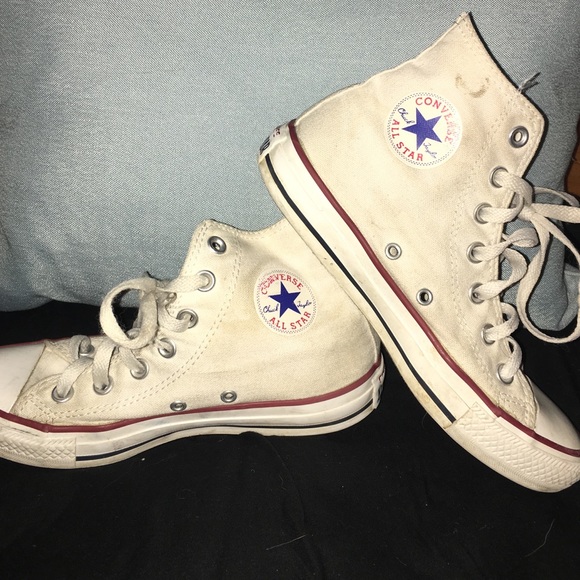 High Top White Converse