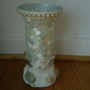 Stunning mosaic seashell centerpiece
