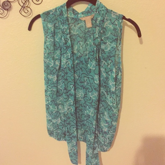 Anchor blouse from Banana Republic. Never worn.