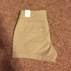 LOFT khaki shorts