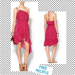 New Free People Safari Boho Ruffled Beaded Dress