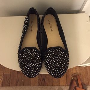 studded flats