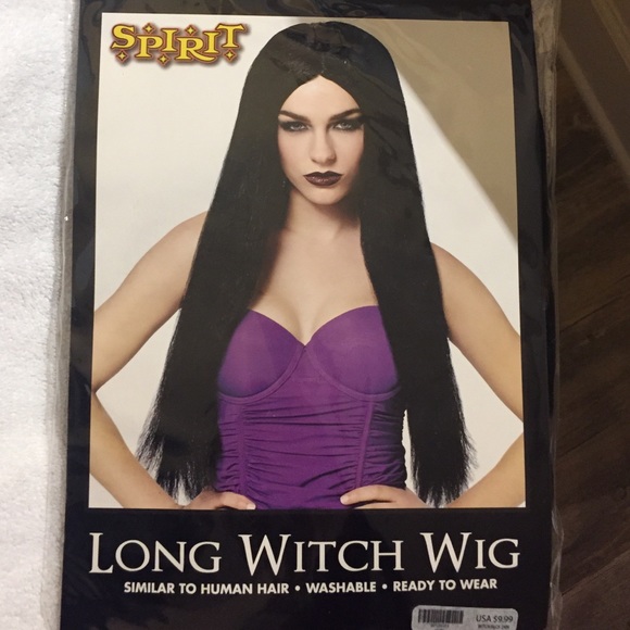 Halloween black wig