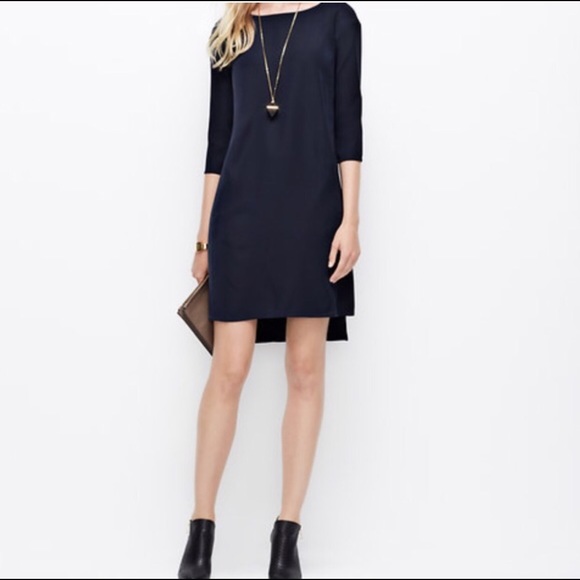Ann Taylor High-Low Hem Shift Dress NWOT