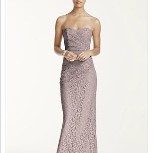 David's Bridal Bridesmaid Size 10 Cameo Color