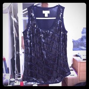 Ann Taylor LOFT sequined top
