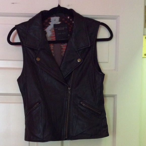 Sanctuary leather vest