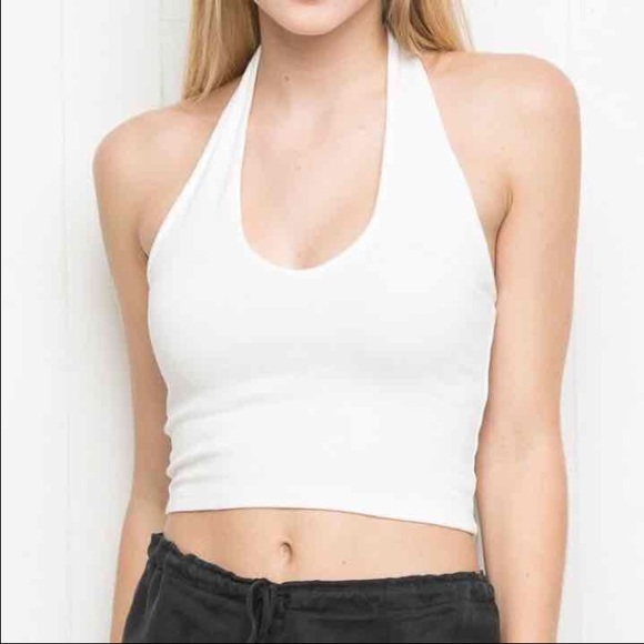 TEAL halter top