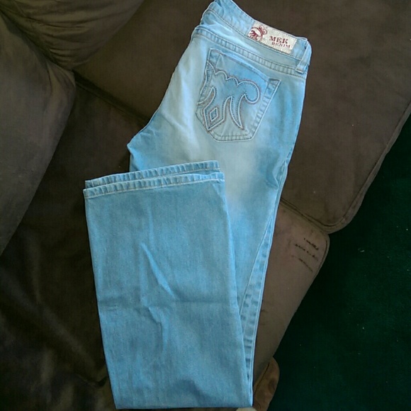 # MEK light denim jeans