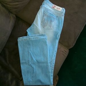# MEK light denim jeans