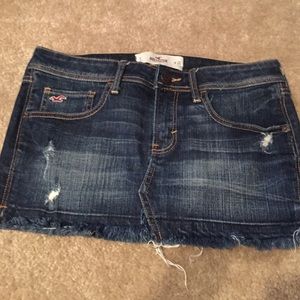 Hollister jean skirt (size 26)