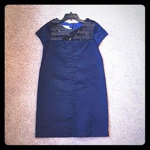Vera Wang Lavender Label navy sequin dress, size 6