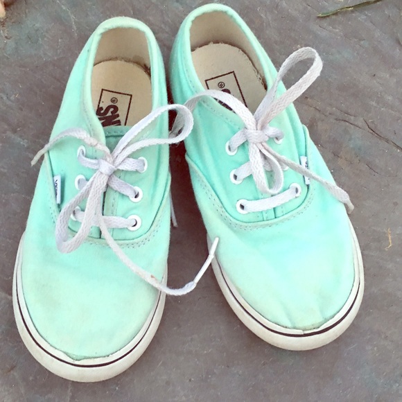 green toddler vans