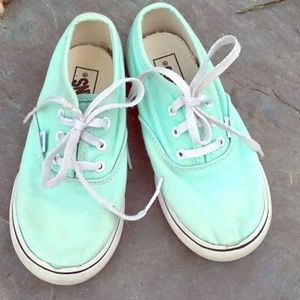 Mint Green Toddler Vans