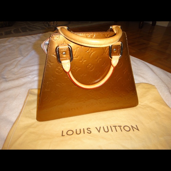 Louis Vuitton Vernis Bronze Patent Leather Handbag - Picture 1 of 4