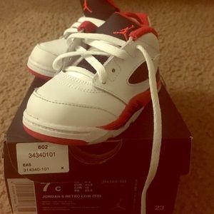 Retro 5 toddler size 7c