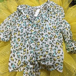 New leopard print top