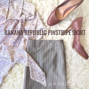 BR Pinstripe Skirt - NWOT