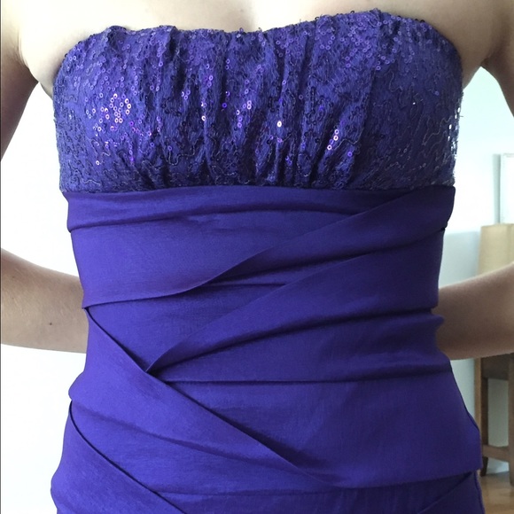 Purple Homecoming Dress