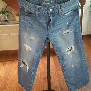 American Eagle destroyed Jean capris