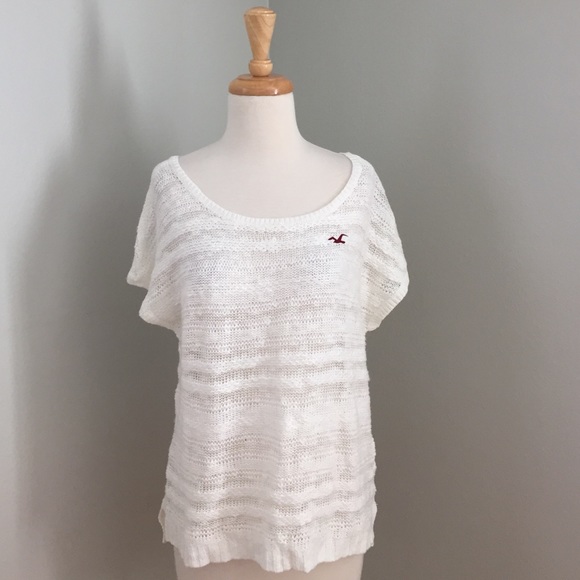 Hollister short sleeve knitted sweater - Picture 1 of 4
