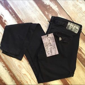 Chip and Pepper Black Skinny Cargo Pants