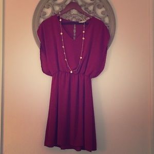 Pixi + Ivy Burgundy / Garnet Dress, large