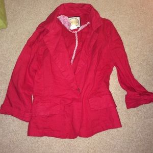 Red blazer