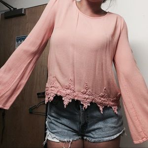 pink long sleeve