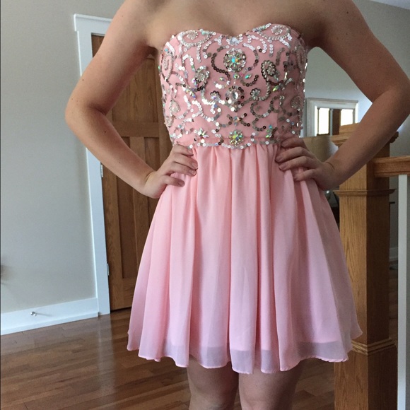 Light Pink Homecoming Dress