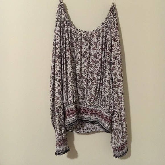 Off the shoulder shirt!