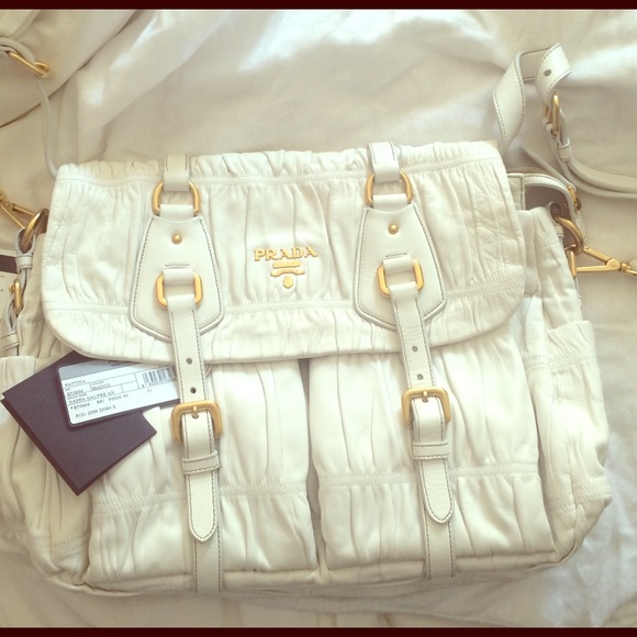Prada Nappa Gaufre gorgeous large fancy