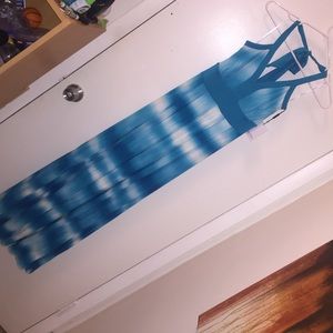 Calvin Klein Tye Dye Maxi Dress