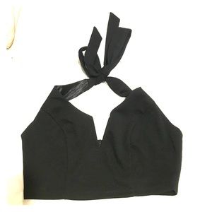 Halter crop top