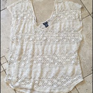 TORRID Lace Dolman Sleeve Top