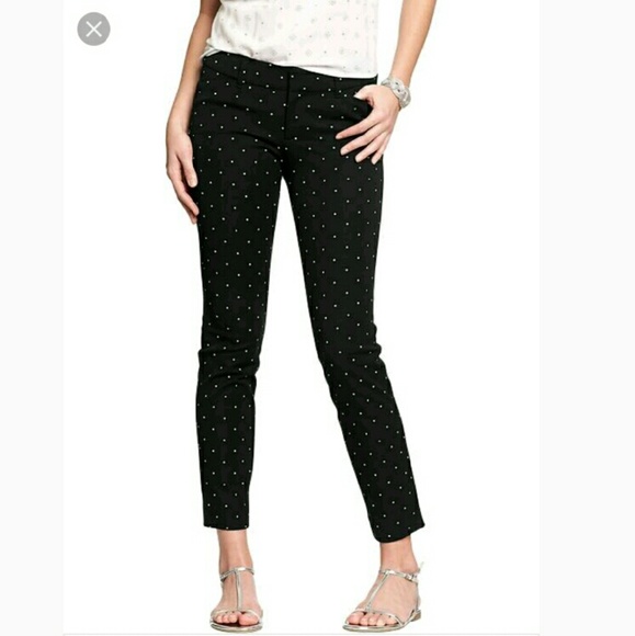 LOFT Pants - Loft polka dots pants