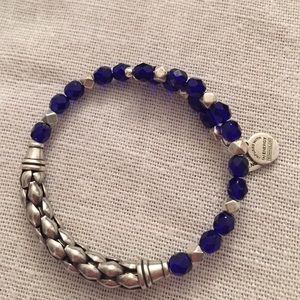 Alex and Ani calypso wrap riptide blue Russian