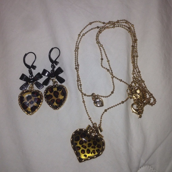 Betsey Johnson Cheetah Jewelry