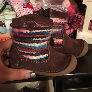Stride rite brown boots