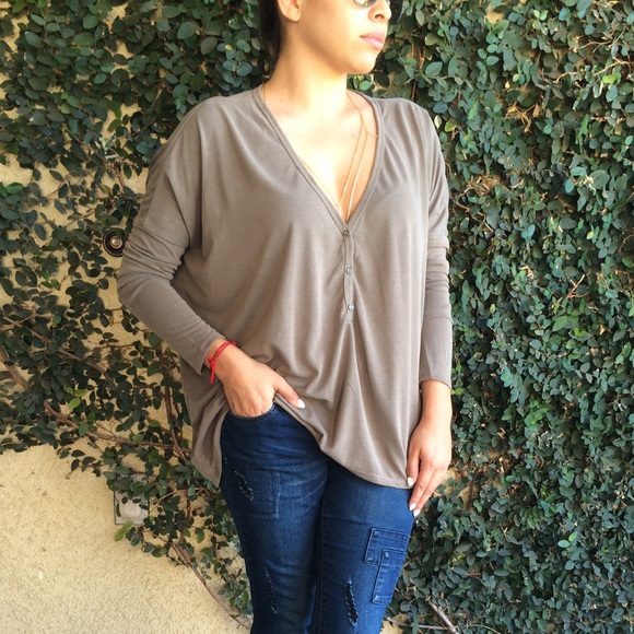 Olive Lounge Tee - Picture 2 of 5