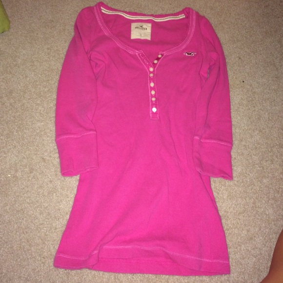 Pink 3/4 long sleeve