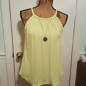Fluorescent Yellow Tank Top
