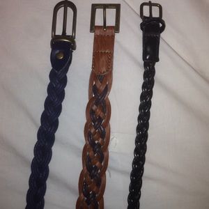 Braided Belt Trio