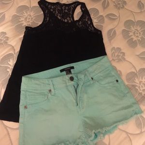 Shorts & top