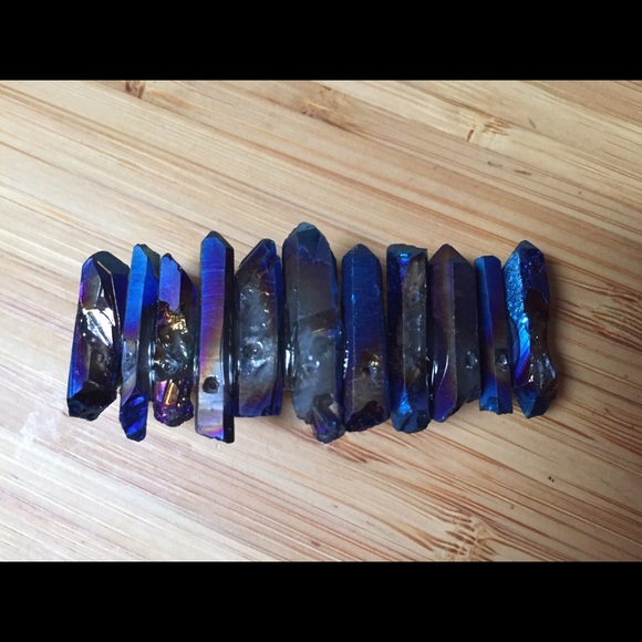 Dark Blue Titanium Crystal Barrette ππβ¨ - Picture 3 of 4