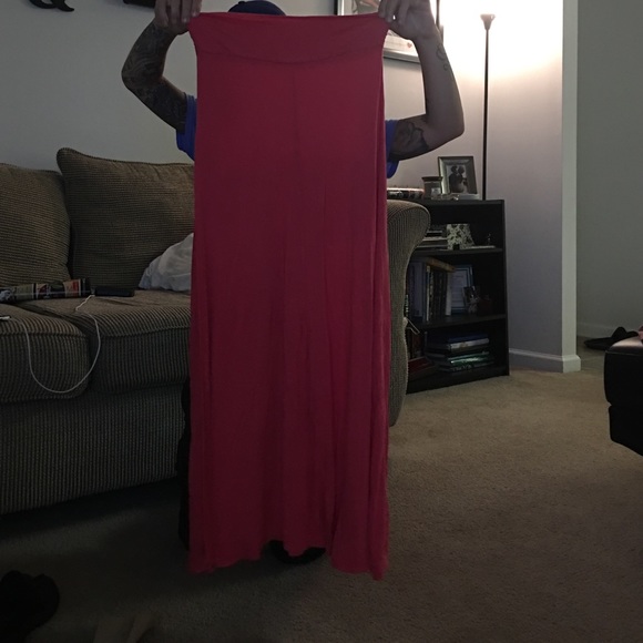 Coral Maxi Skirt