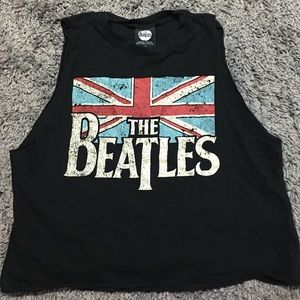 Beatles  crop sleeveless Tank top
