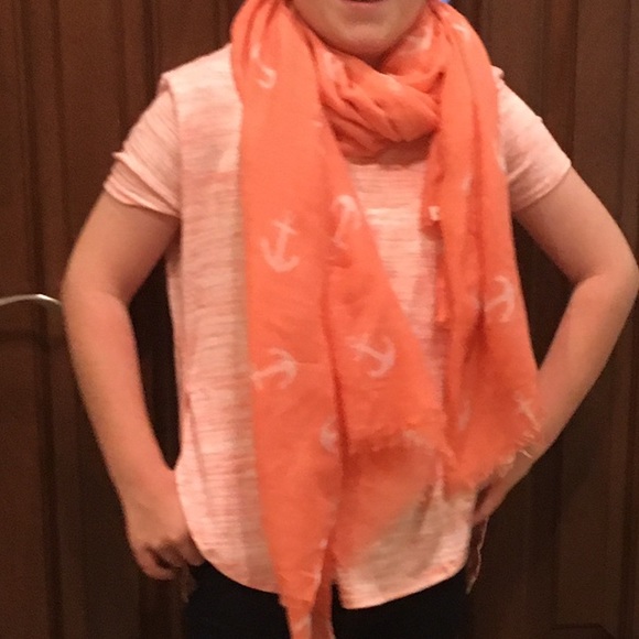 Coral Anchor Scarf from Hilton Head Island