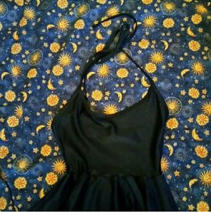 Black American Apparel Figure Skater Dress