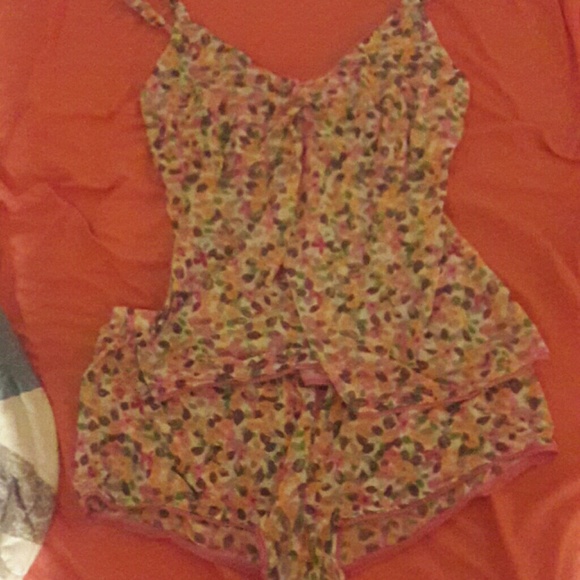 Pajama top and short